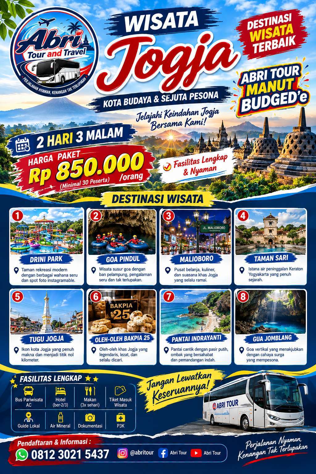Materi promosi Jogja